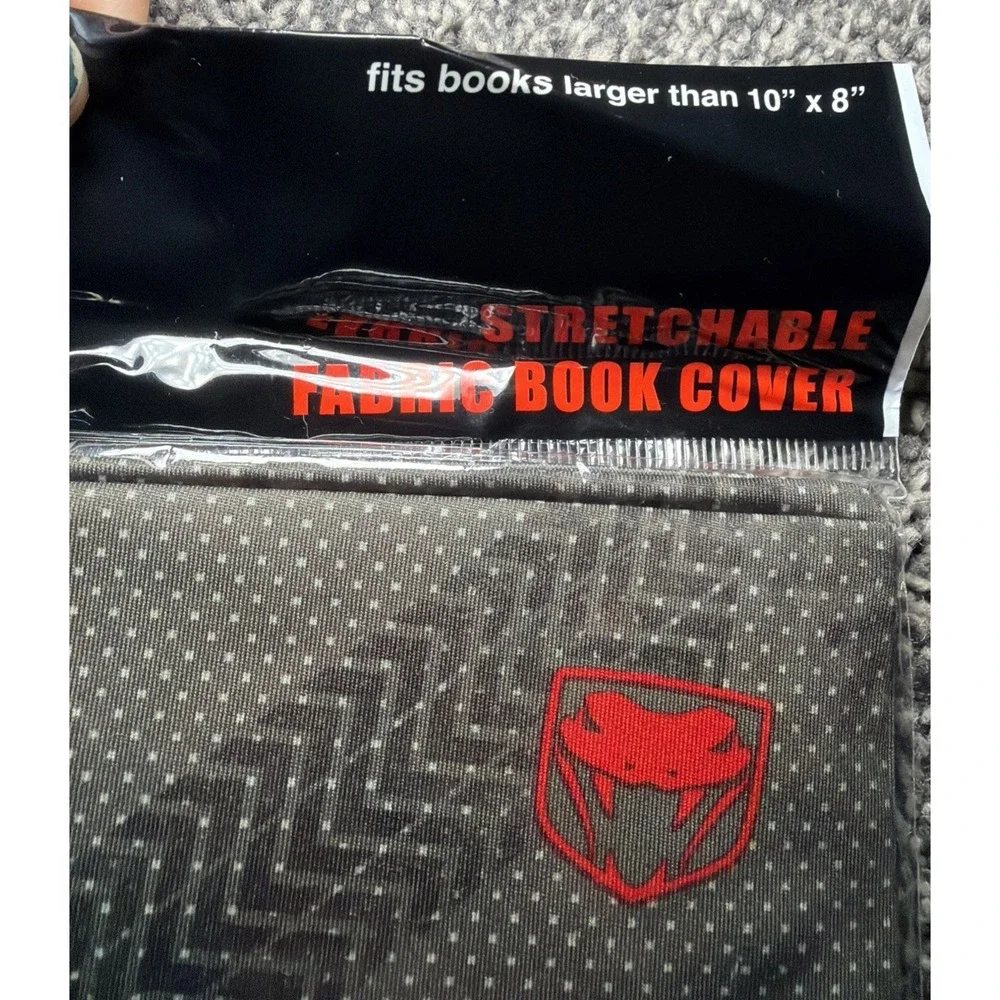 Dodge Viper Stretchable Fabric Book Cover NEW for Books Larger Than 10